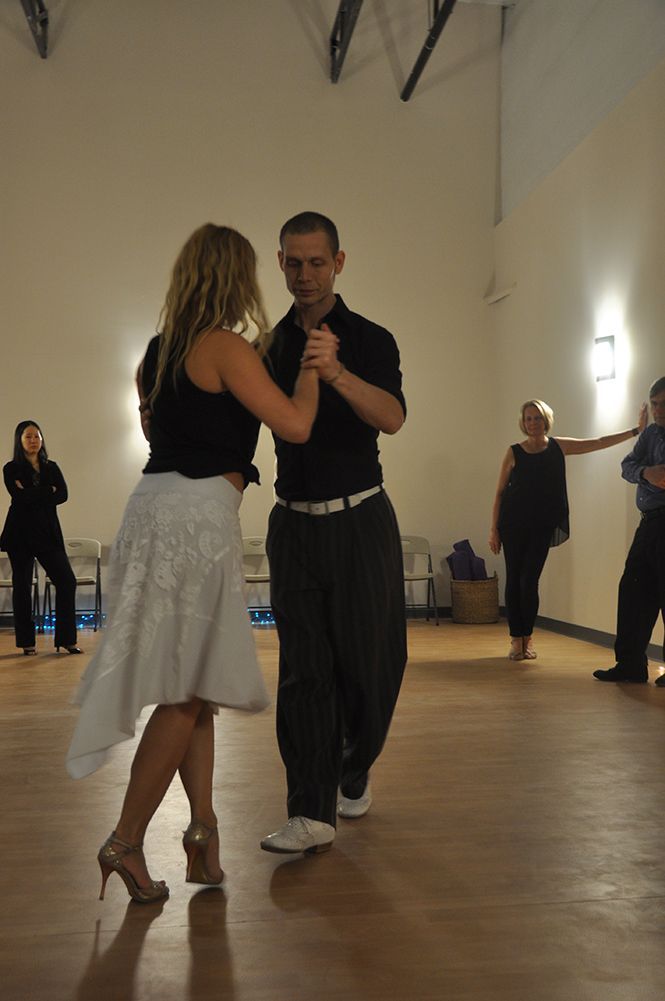 Couple dancing