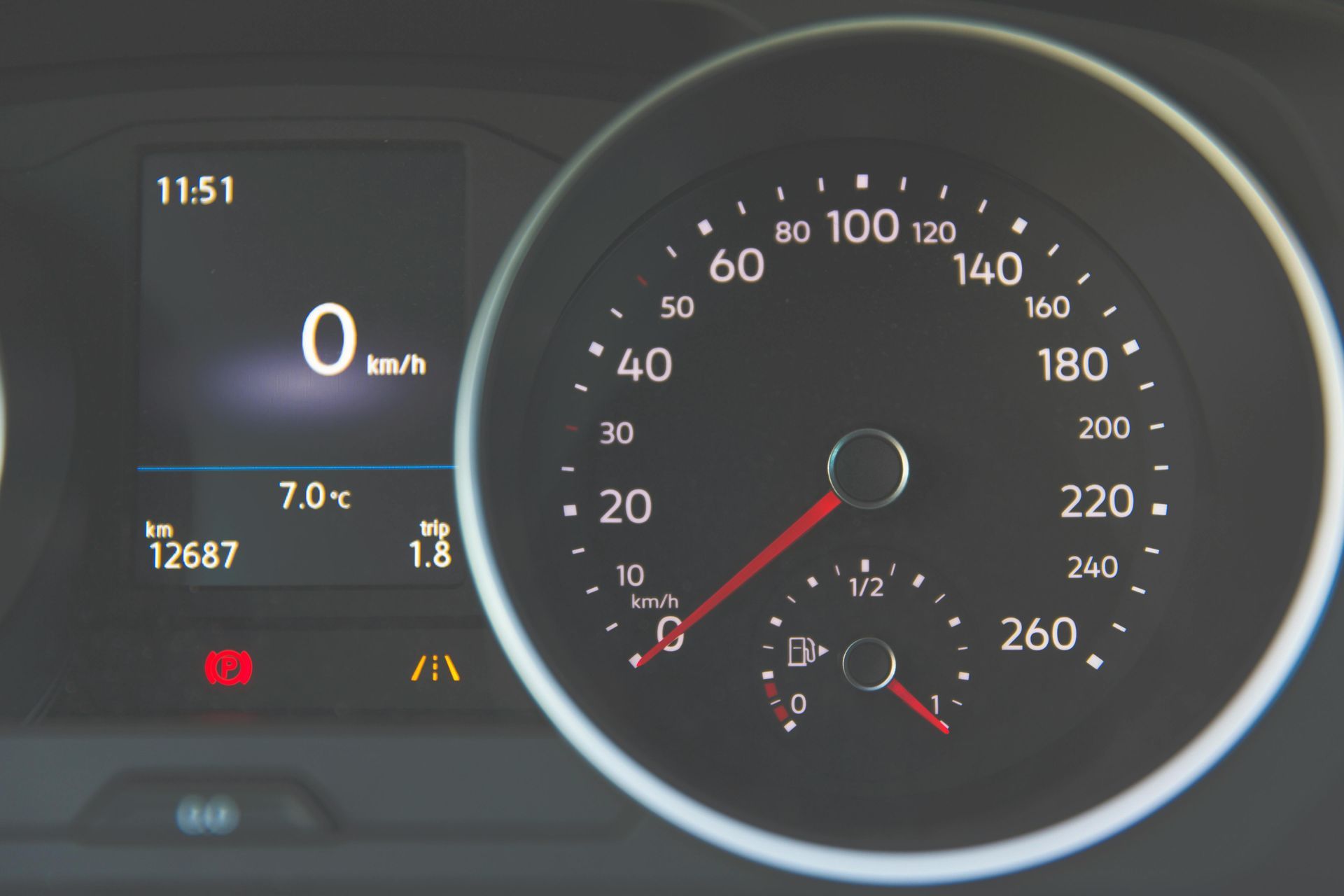 photo of full gas tank