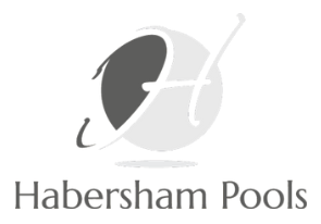Logo for Habersham Pools, featuring a stylized 