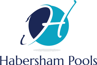 Logo for Habersham Pools: a stylized 