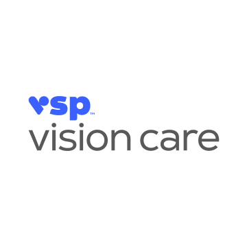 VSP Vision Care logo in blue and gray on a white background