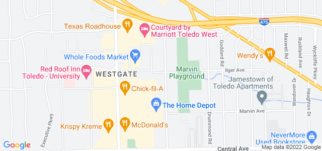 Map of business location