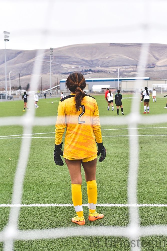 Perspective of a goalie