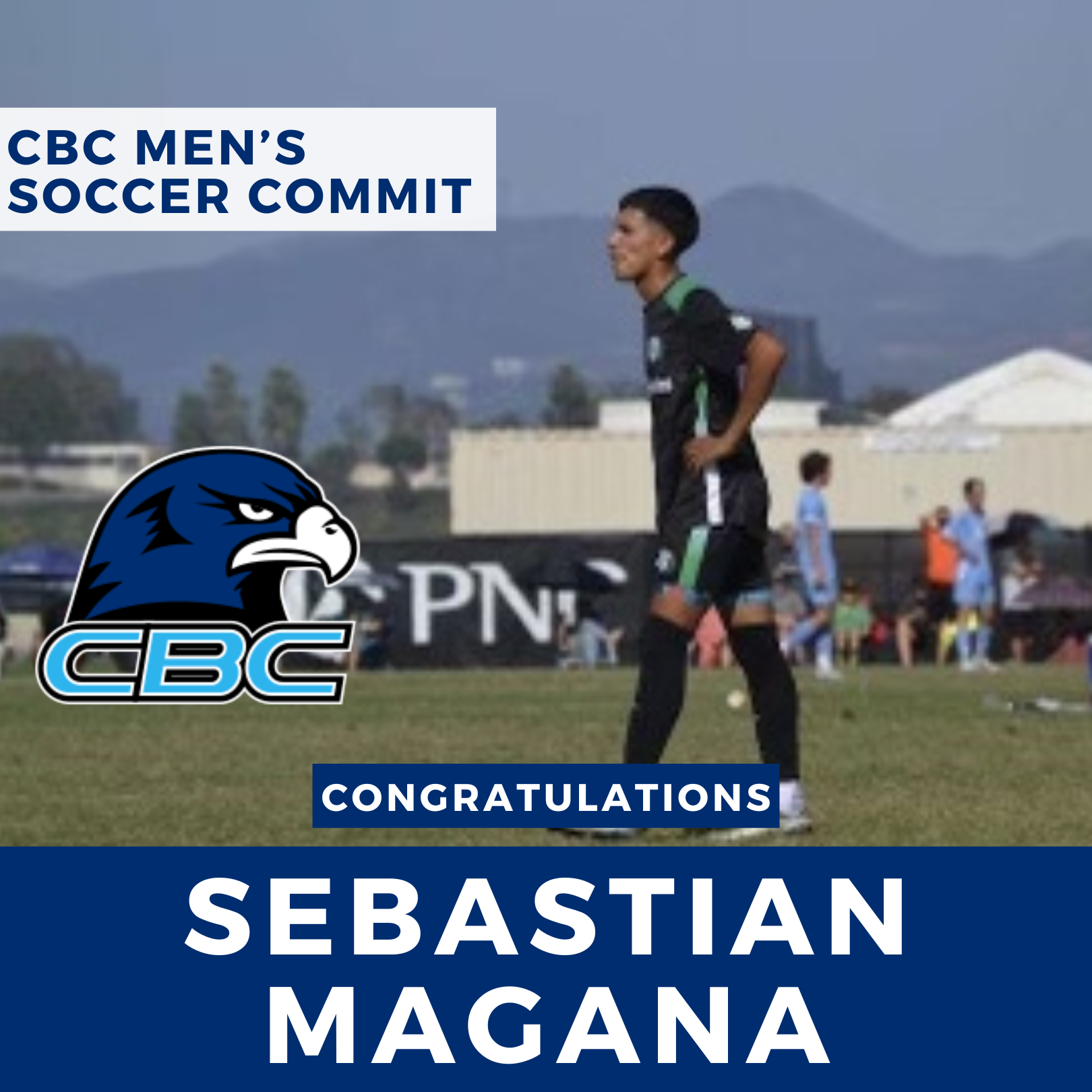 Sebastian magana is a member of the cbc men 's soccer commit