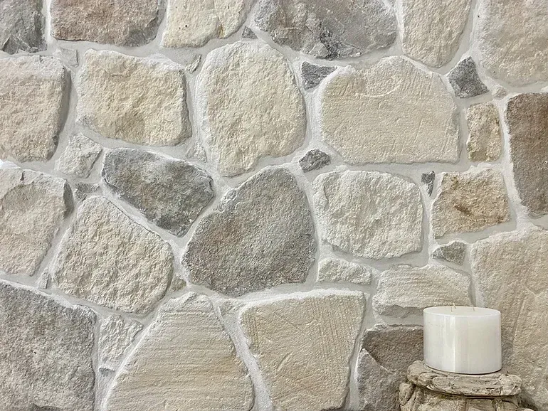 Beige, gray, and brown stones — Premier Bricks, Blocks & Pavers In Heatherbrae, NSW