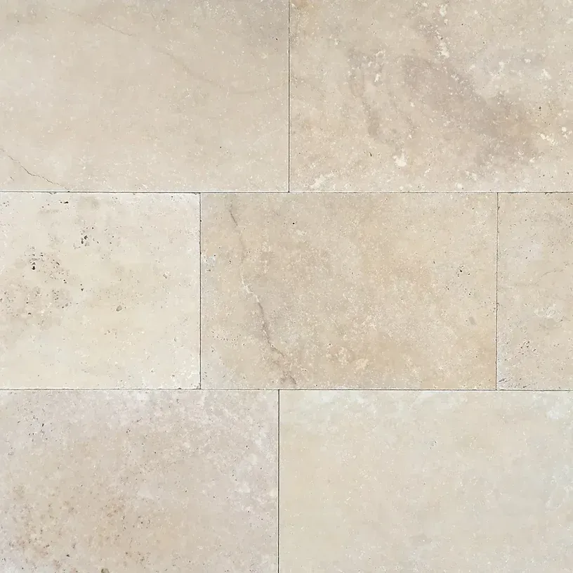 Beige travertine tile pattern — Premier Bricks, Blocks & Pavers In Heatherbrae, NSW