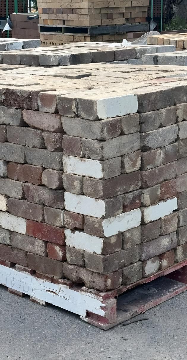 A Pile Of Bricks Stacked On Top Of Each Other On A Wooden Pallet — Premier Bricks, Blocks & Pavers In Maitland, NSW
