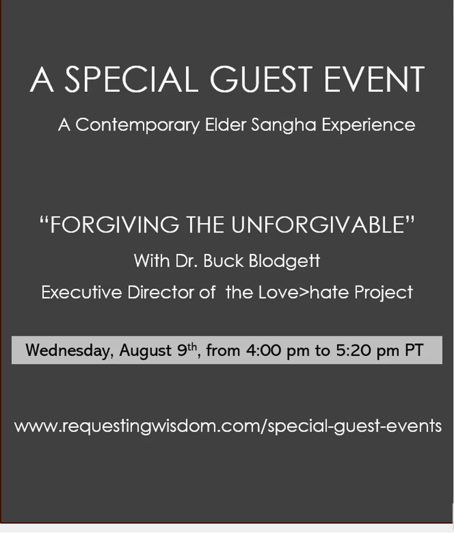 Special Event about Forgiving the Unforgivable Special Event about Forgiving the Unforgivable