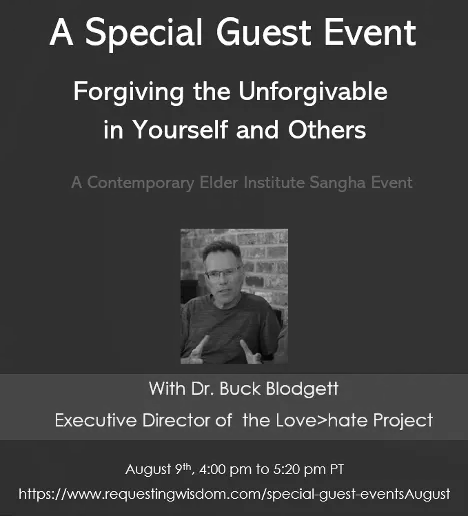 Special Guest Event with Dr. Buck Blodgett Special Guest Event with Dr. Buck Blodgett