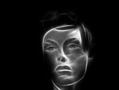 Transparent Face of the Woman Transparent Face of the Woman