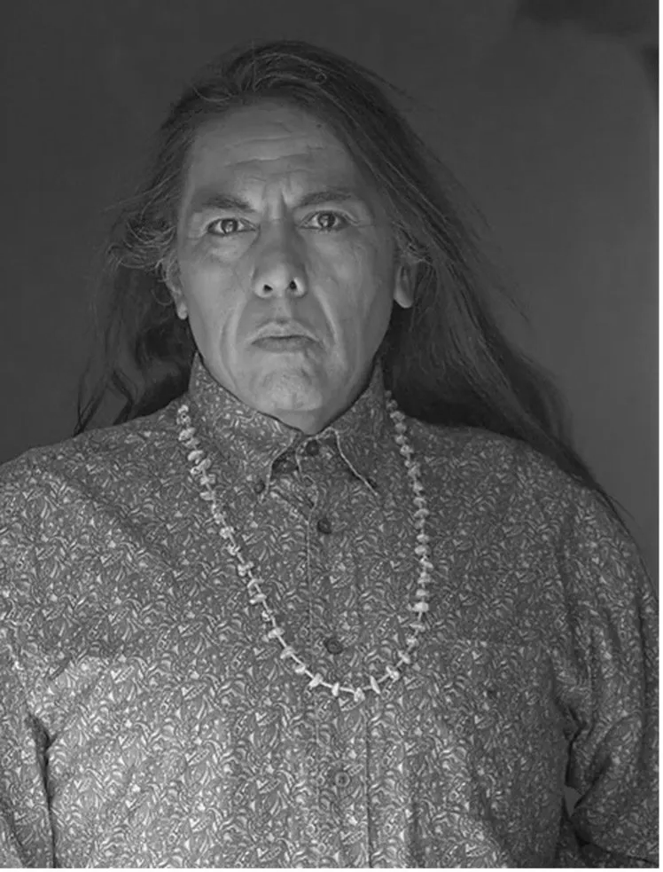 Man with a very long Hair