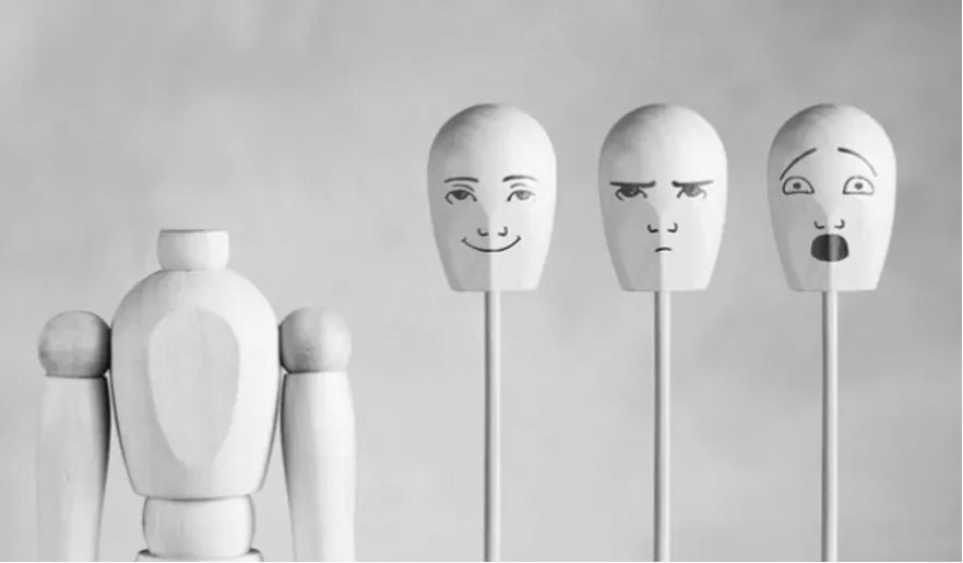 Wooden Doll with different facial Expressions Wooden Doll with different facial Expressions