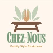 Logo of Chaise Cafe & Lounge, features a red chaise lounge next to black text and a red accent.