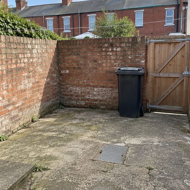 After: the same yard cleared