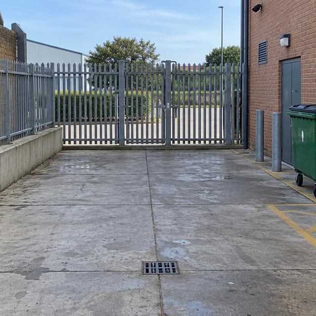 After: the same yard clear