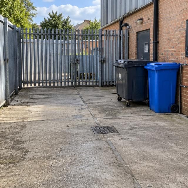 After: the same yard clear