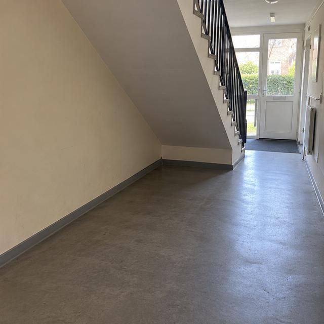 After: the same stairwell clear