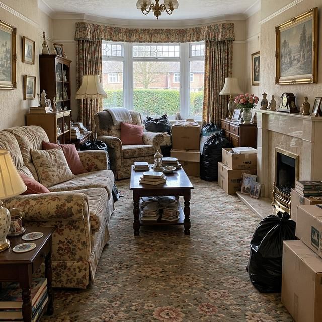 Before: a fully furnished living room