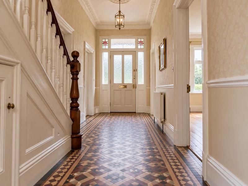 Empty hallway of a period house after a clearance