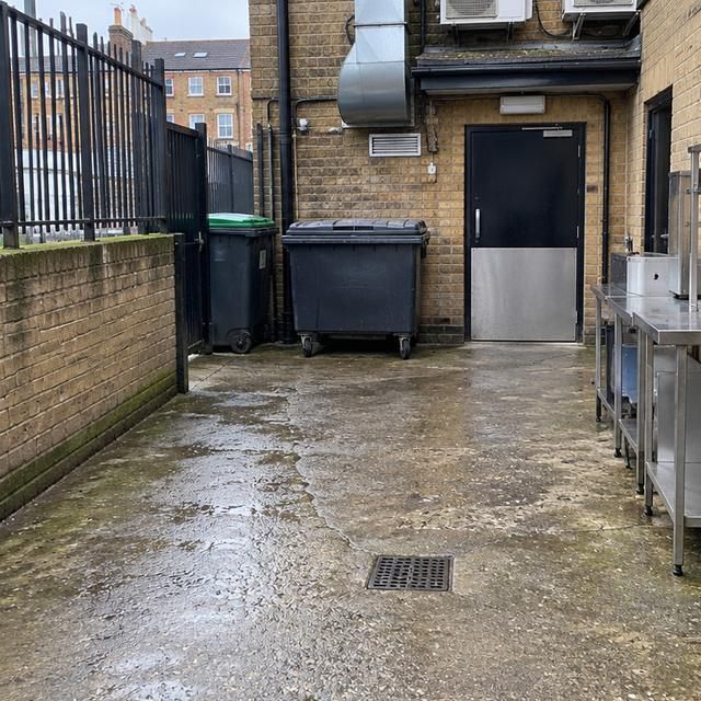 After: the same yard clear