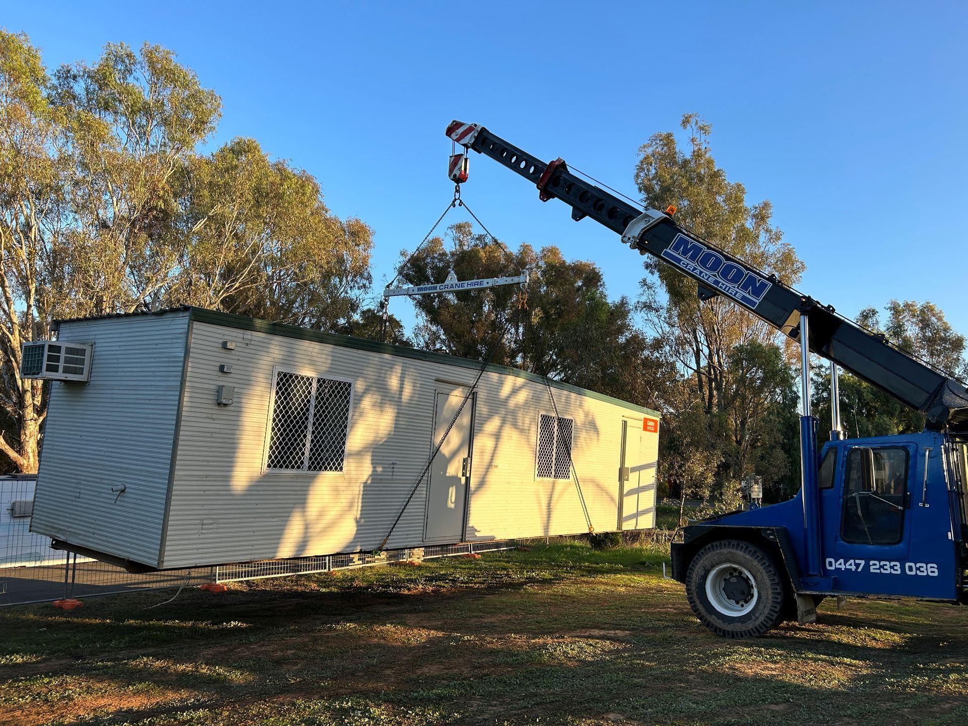 Residential Crane Rental — Shepparton, Vic — Moon Crane Hire