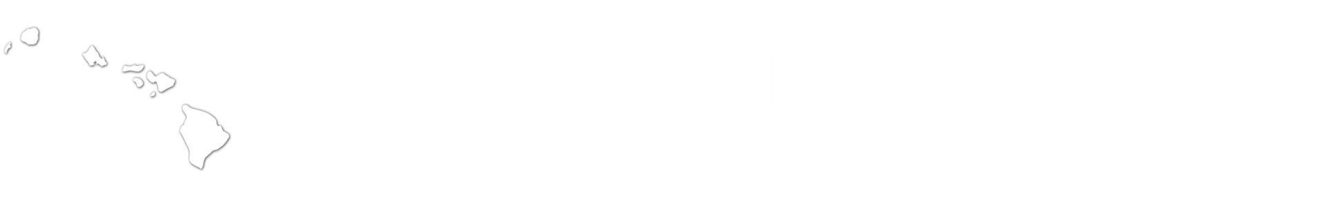 Hawaii Dream Property Management logo - white