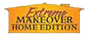 The Extreme Makeover: Home Edition logo with the show name in black text on an orange house-shaped background.