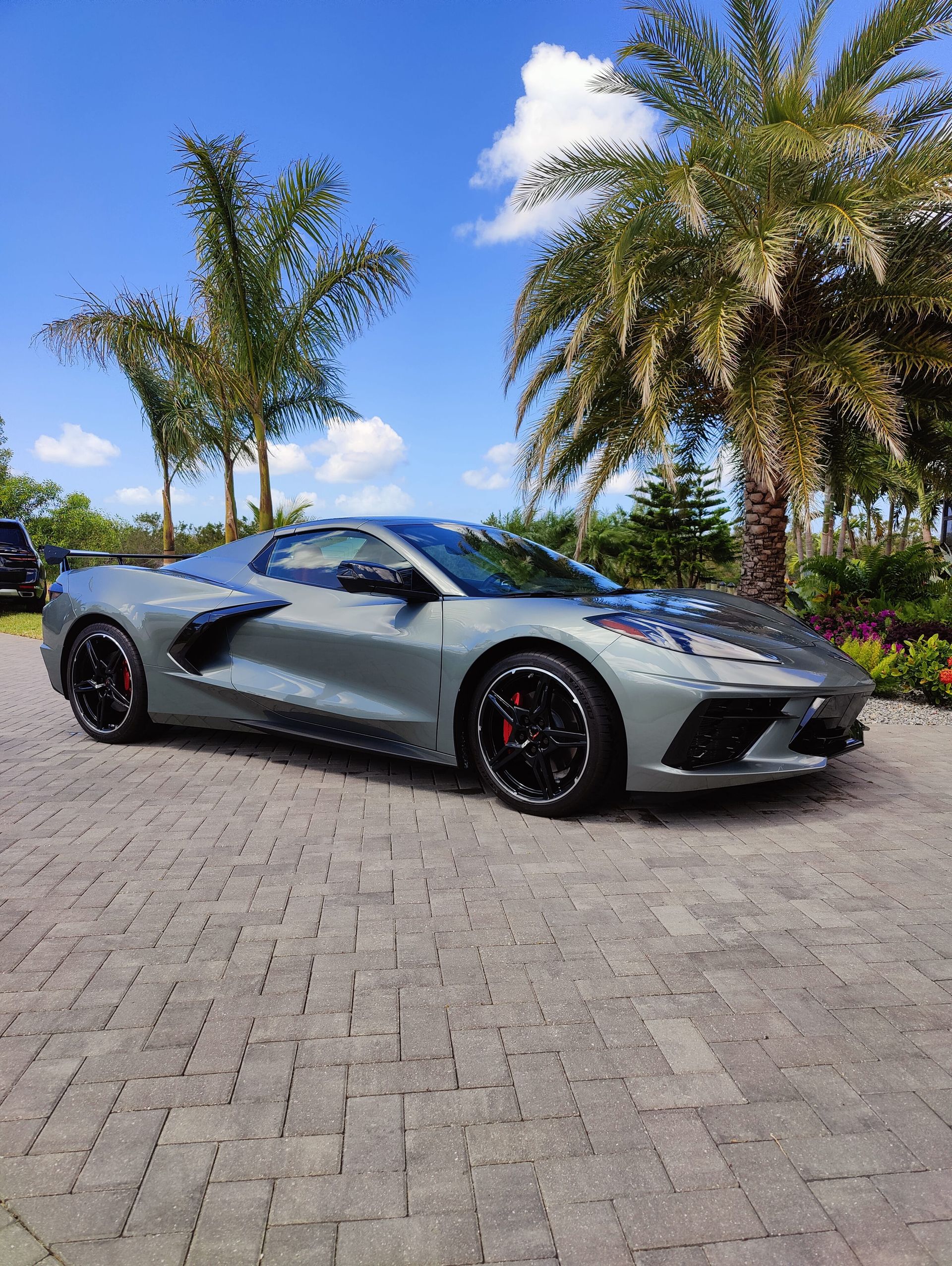 Chevrolet Corvette Stingray, exterior detail and ceramic coating, interior detail and leather ceramic coating by 6 Speed Mobile Detailing in Southwest Florida