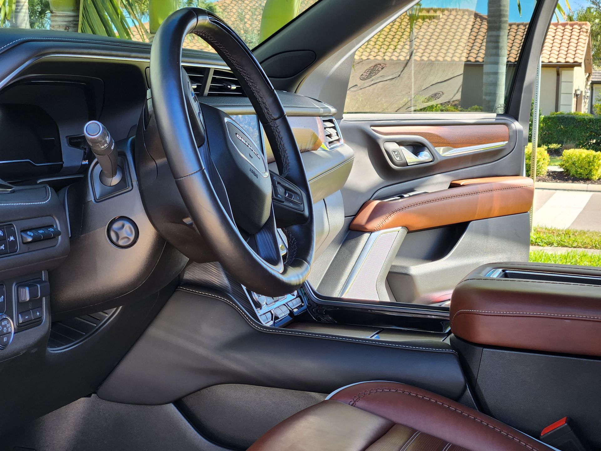 GMC Sierra Denali Ultimate, exterior detail and interior detail and leather ceramic coating 6 Speed Mobile Detailing in Southwest Florida