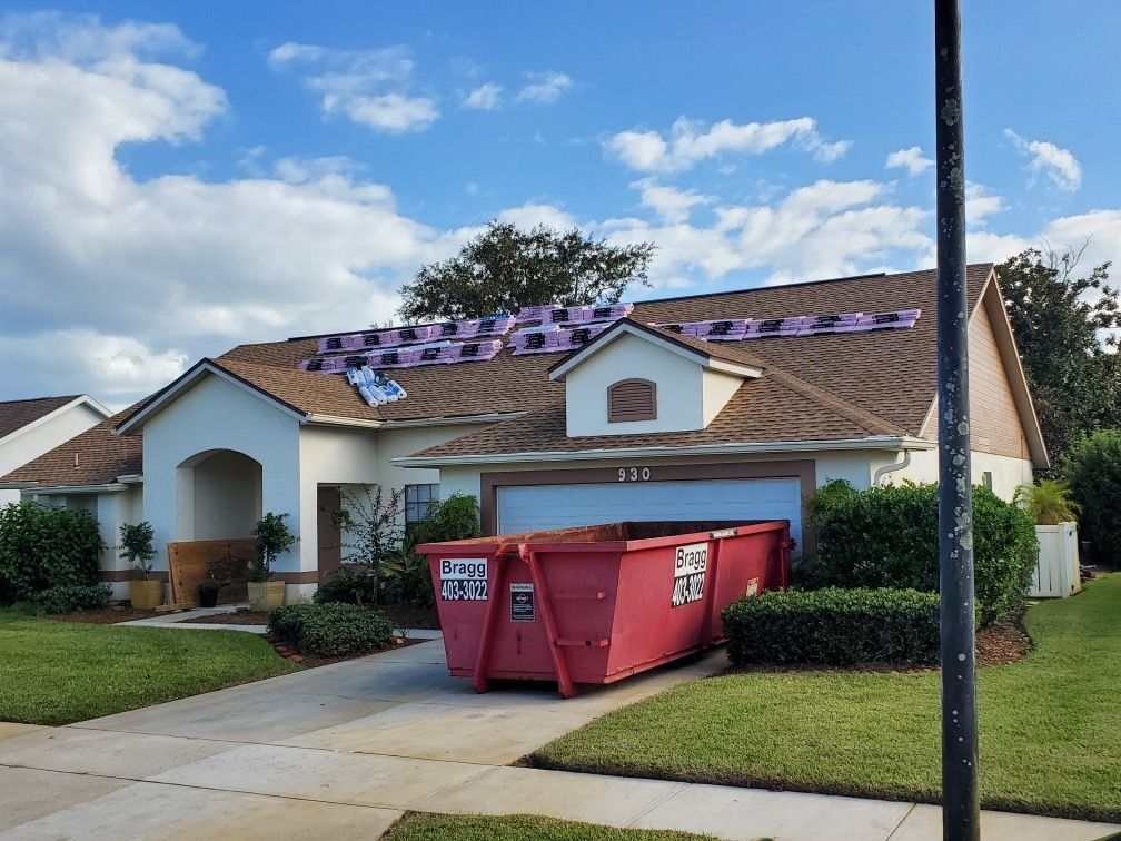 Dumpster Rental for Roofing — Melbourne, FL — Braggs Roll-Off Dumpsters Inc.
