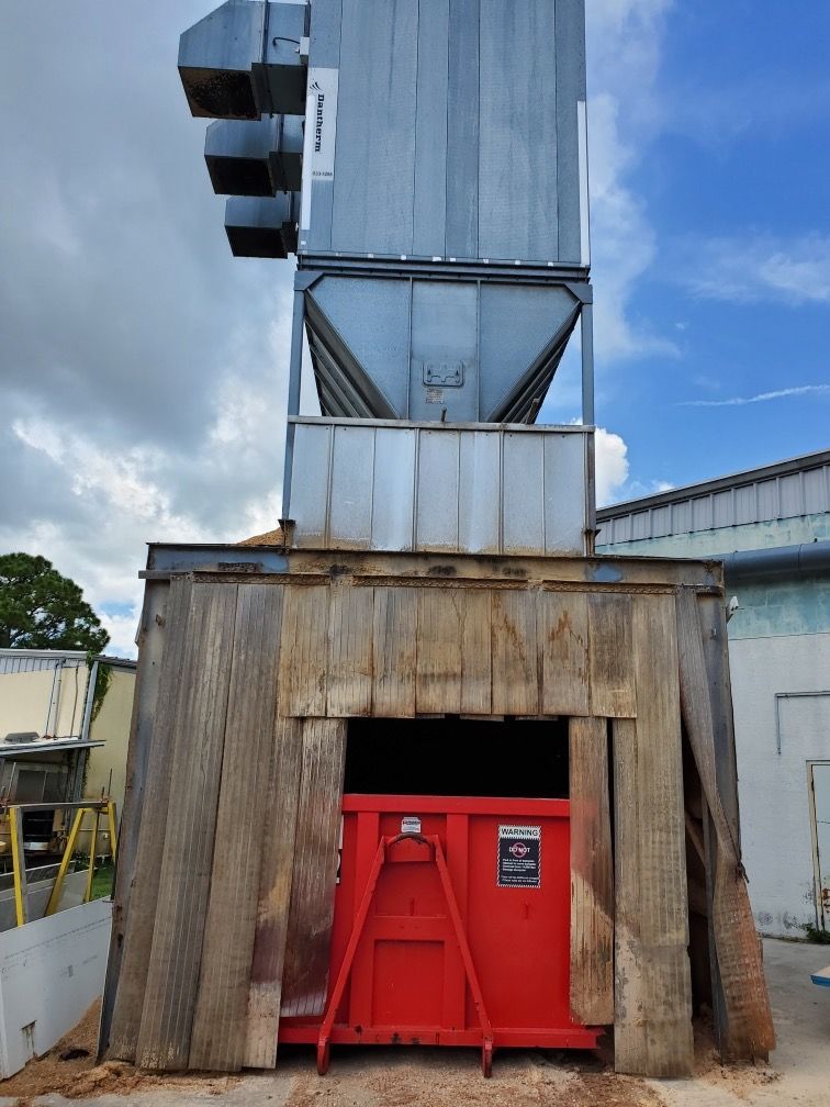 Red Dumpster — Melbourne, FL — Braggs Roll-Off Dumpsters Inc.