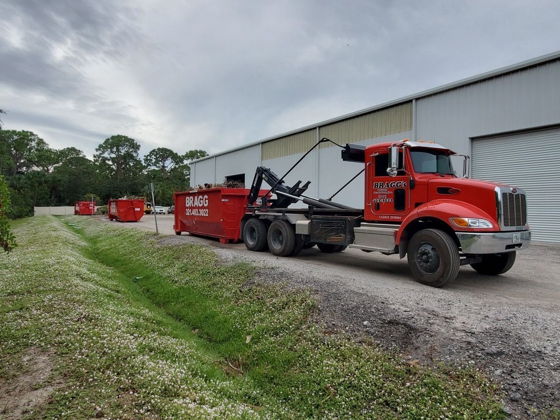 Dumpster Rental for Removing Debris — Melbourne, FL — Braggs Roll-Off Dumpsters Inc.