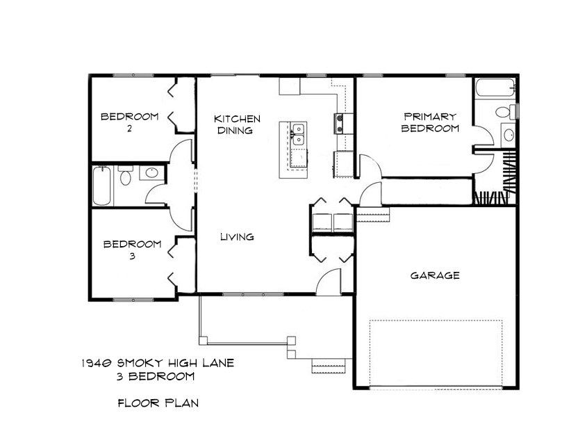 1940 Smoky High Ln floor plan