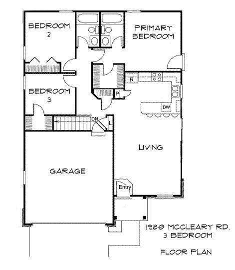 1980 Mccleary Rd floor plan