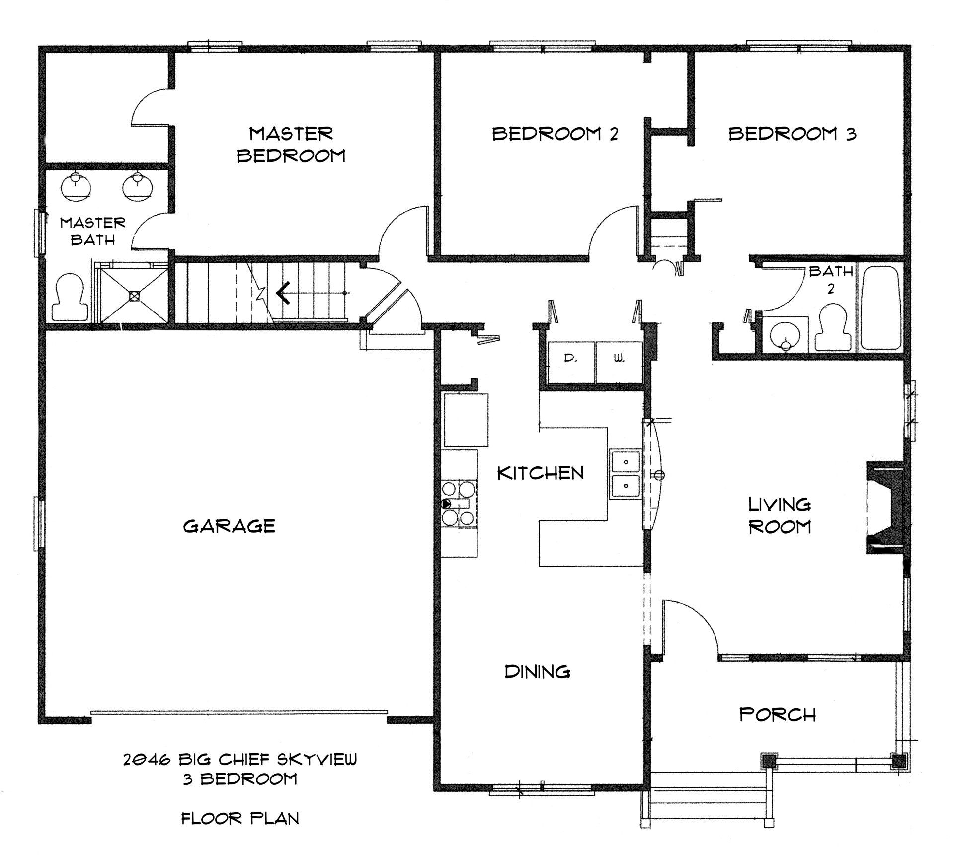 2046 Big Chiefs Skyview Dr floor plan