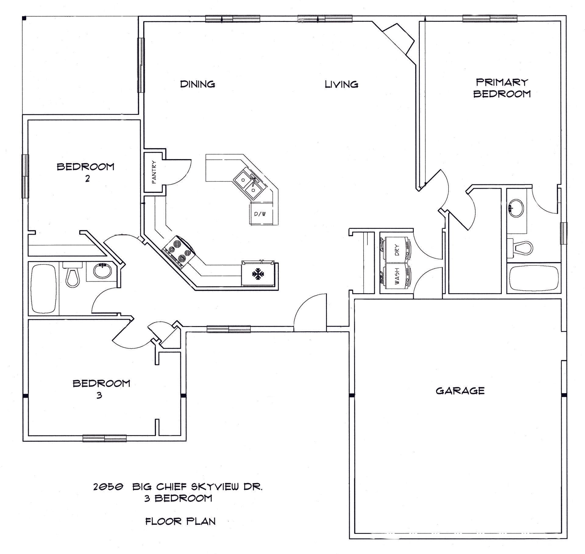 2050 Big Chiefs Skyview Dr floor plan