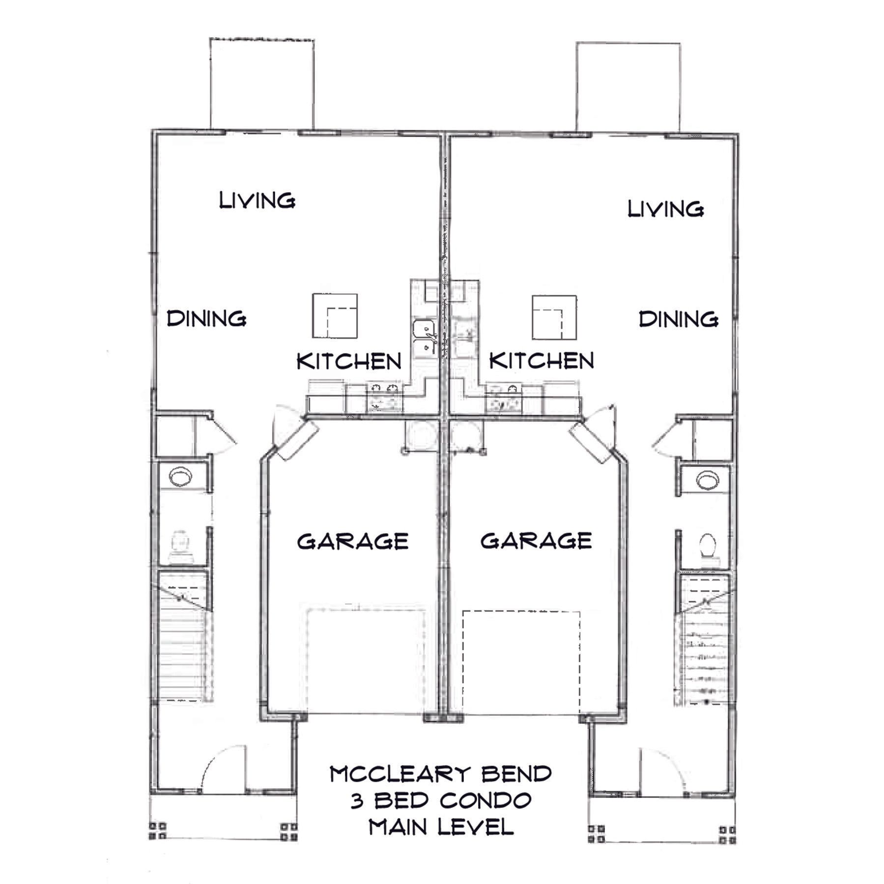 Floor Plan: 3 Bedroom main level