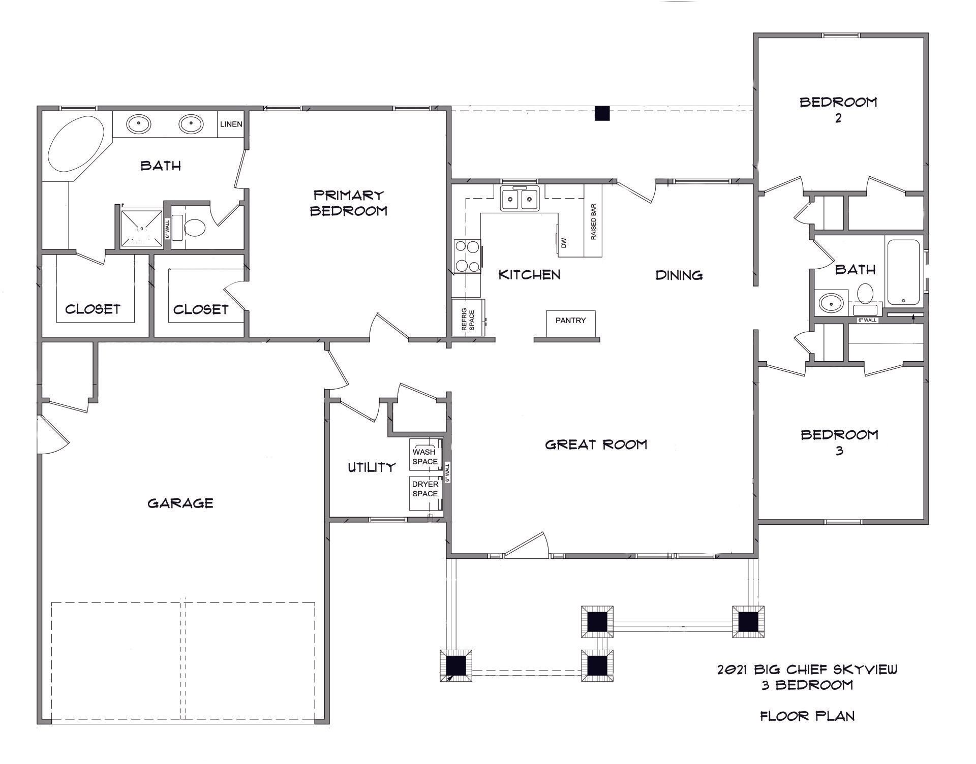 2021 Big Chiefs Skyview Dr floor plan