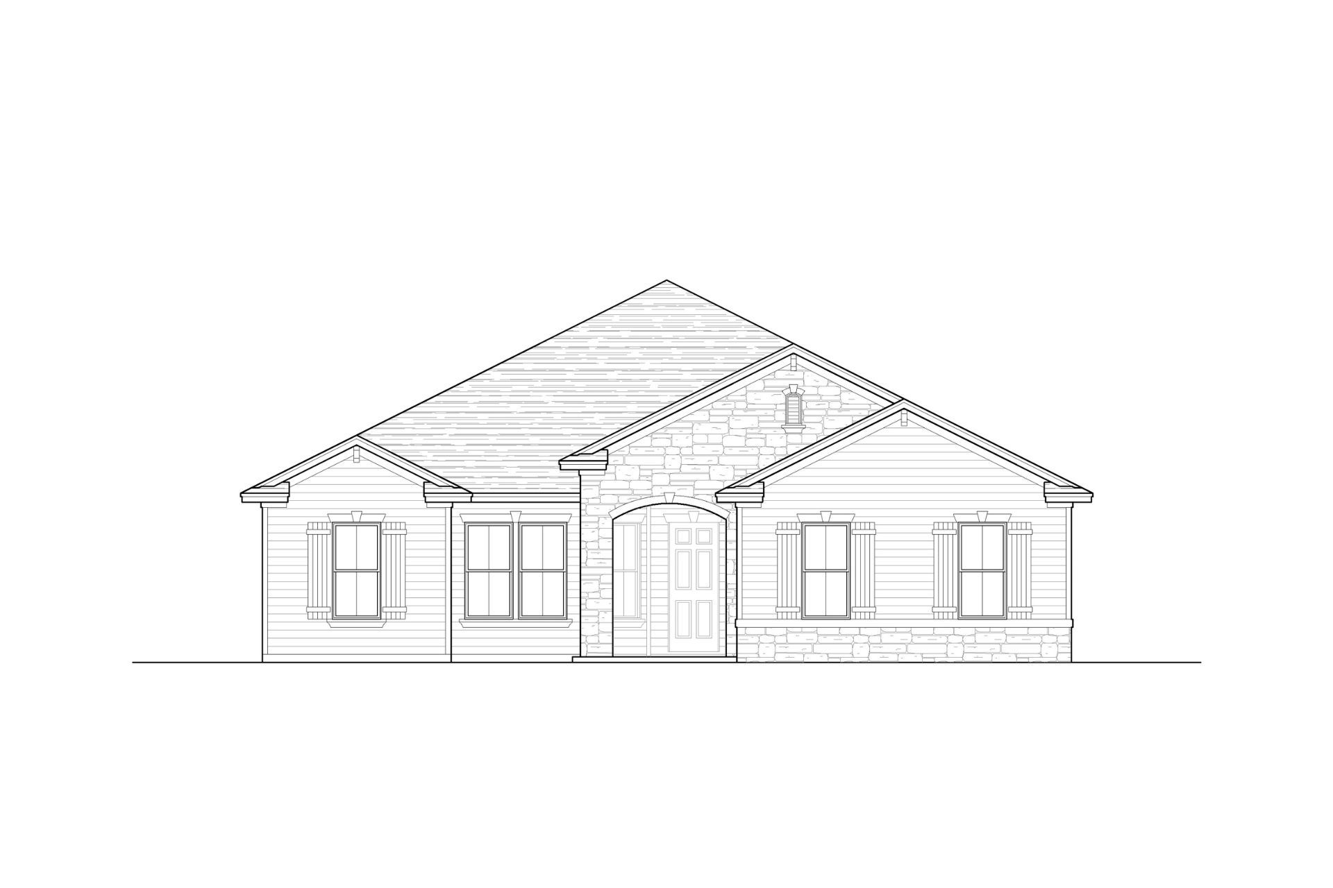 The Savannah Side Elevation D by Encore Homes