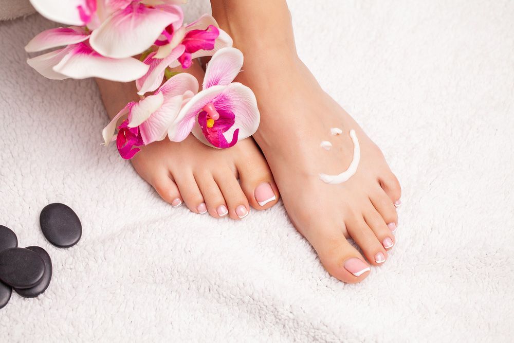 A Woman's Feet With A Smiley Face Drawn On Them — Sandy Gugenberger Podiatrist in Port Macquarie, NSW