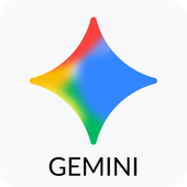 Google Gemini logo: multicolor star above the word “GEMINI” on a white background