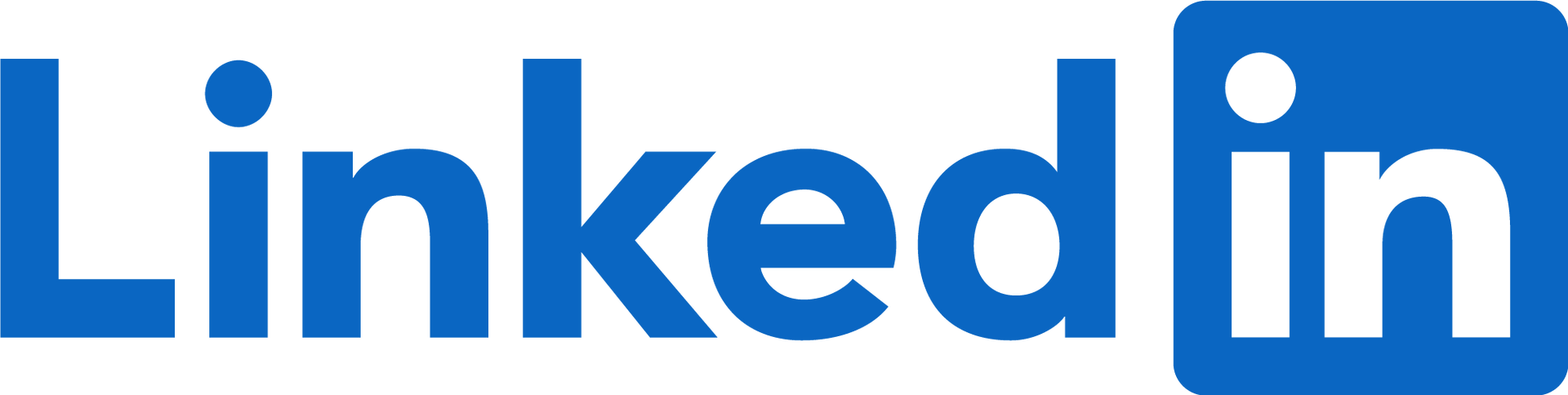LinkedIn logo with the word 