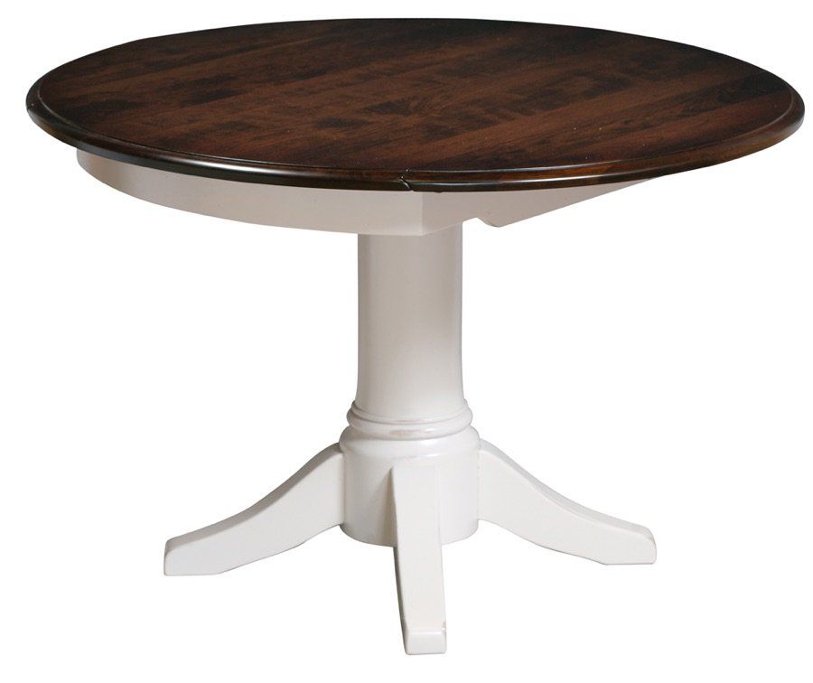 168 Single Pedestal Dropleaf Table