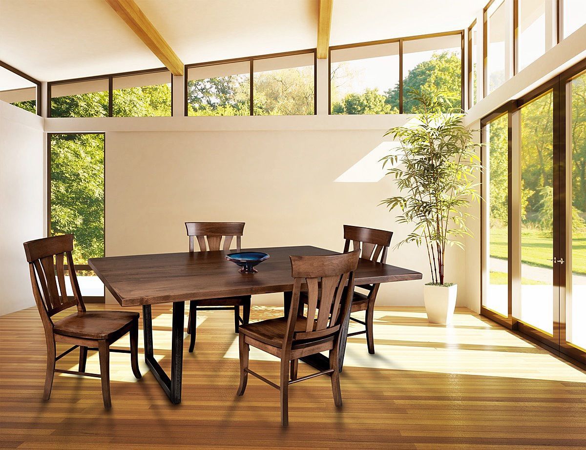 View our Signature heirloom hardwood tables made by Amish craftsmen