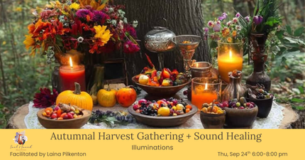 autumnal harvest gathering banner