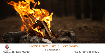 fire drum circle banner