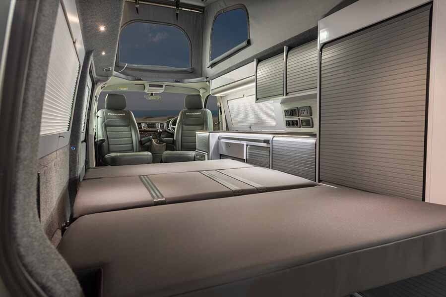 Back of camper seating