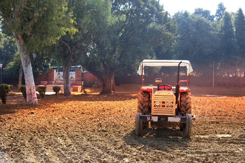 A Diesel Tractor In The Residential Field - Aberdeen, MS - Ground Pounders A Diesel Tractor In The Residential Field - Aberdeen, MS - Ground Pounders