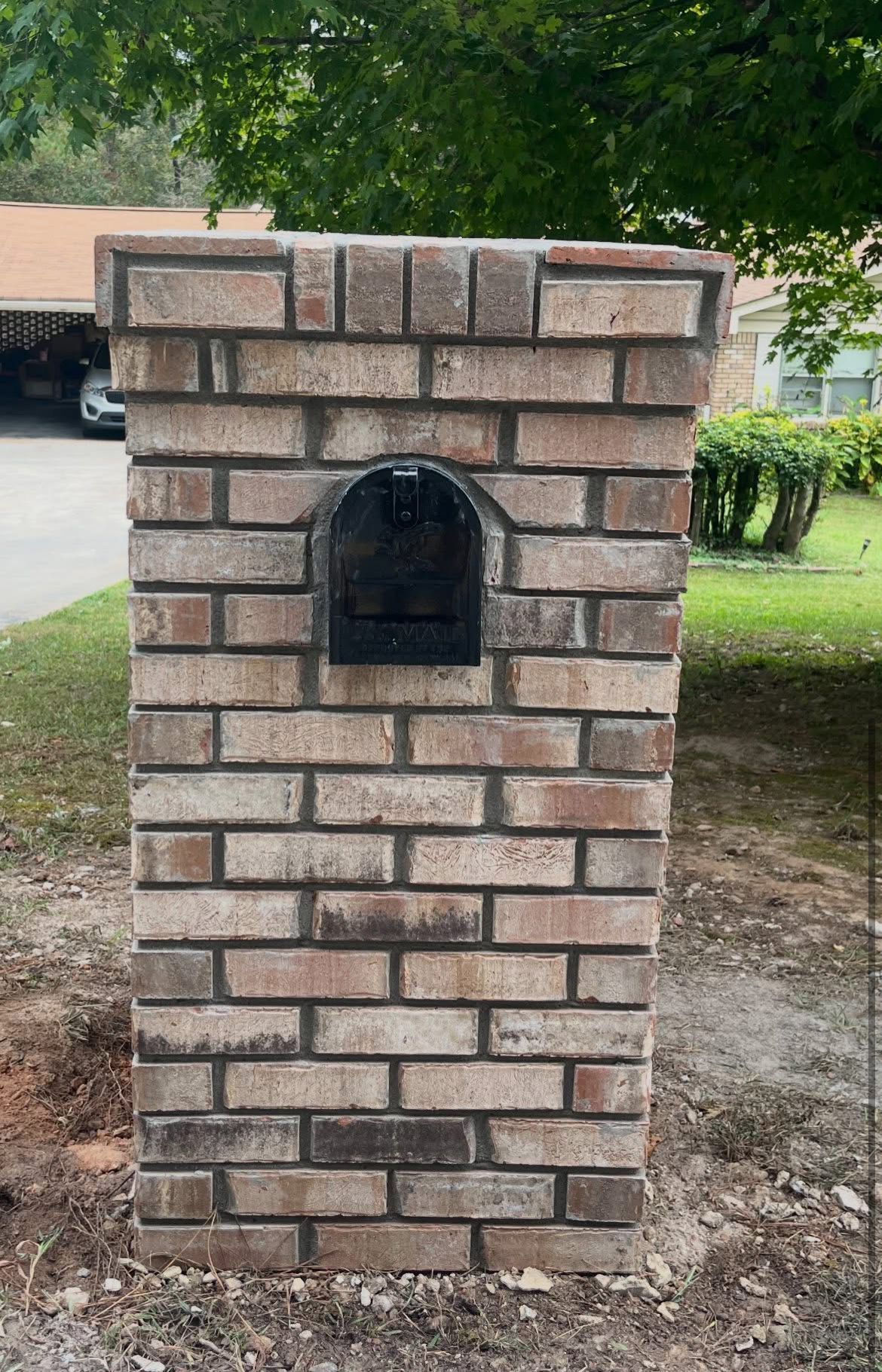 mailbox rebuild after vehicle crash