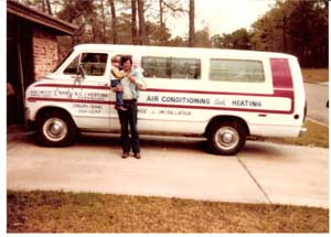 Heating and Air Conditioning Service Truck | Crosby, TX | Crosby Air Conditioning & Heating